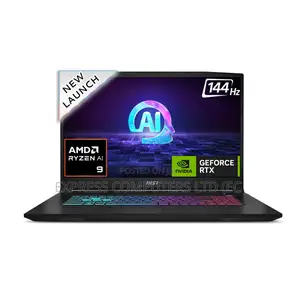 New Laptop MSI Katana 17 32GB AMD Ryzen 9 SSHD (Hybrid) 1T
