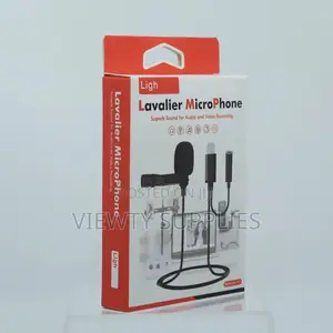 Mini Clip-on Lapel Lavelier Microphone for iPhone