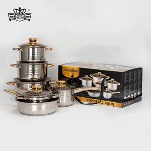 Authentic Ebebberg Stainless 5-layer Induction 12 Pcs Cookware Set