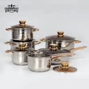 Authentic Ebebberg Stainless 5-layer Induction 12 Pcs Cookware Set