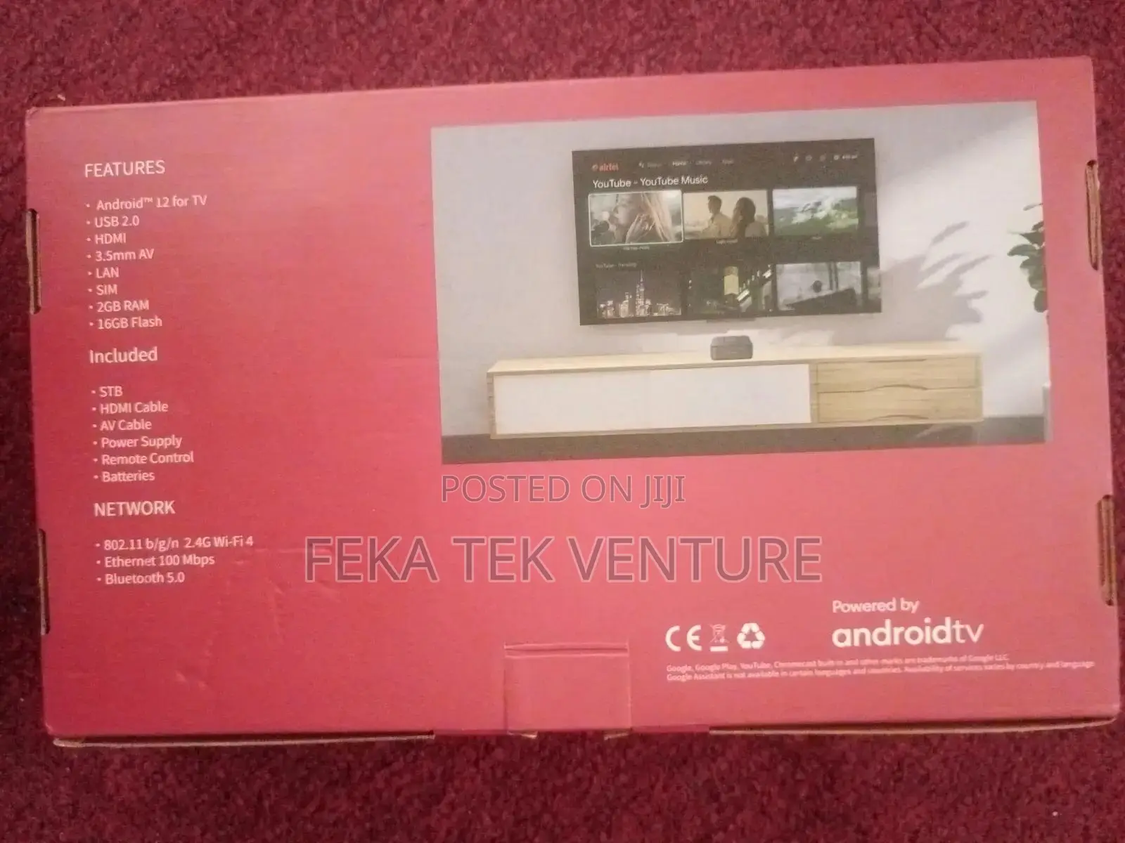 Universal 4g Router + Free Netflix Android Box TV + Battery