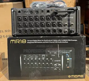 Midas Mr18 18-Input Digital Mixer.