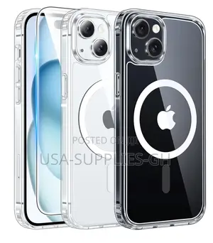 A Clear iPhone 13/14/15 Phone Case And Screen Protector From Usa