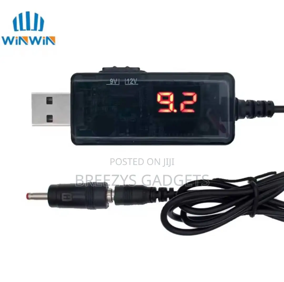 Usb Boost Converter Dc 5v to 9v 12v Usb Step-Up Converter Cable