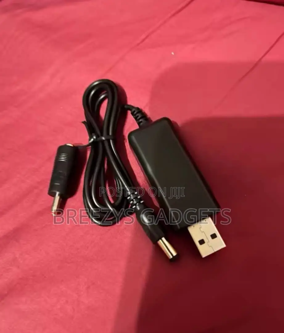 Usb Boost Converter Dc 5v to 9v 12v Usb Step-Up Converter Cable