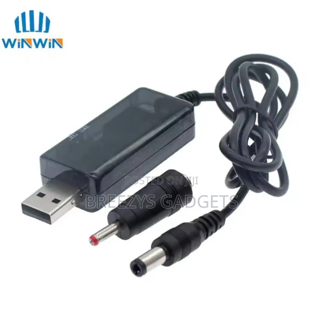 Usb Boost Converter Dc 5v to 9v 12v Usb Step-Up Converter Cable
