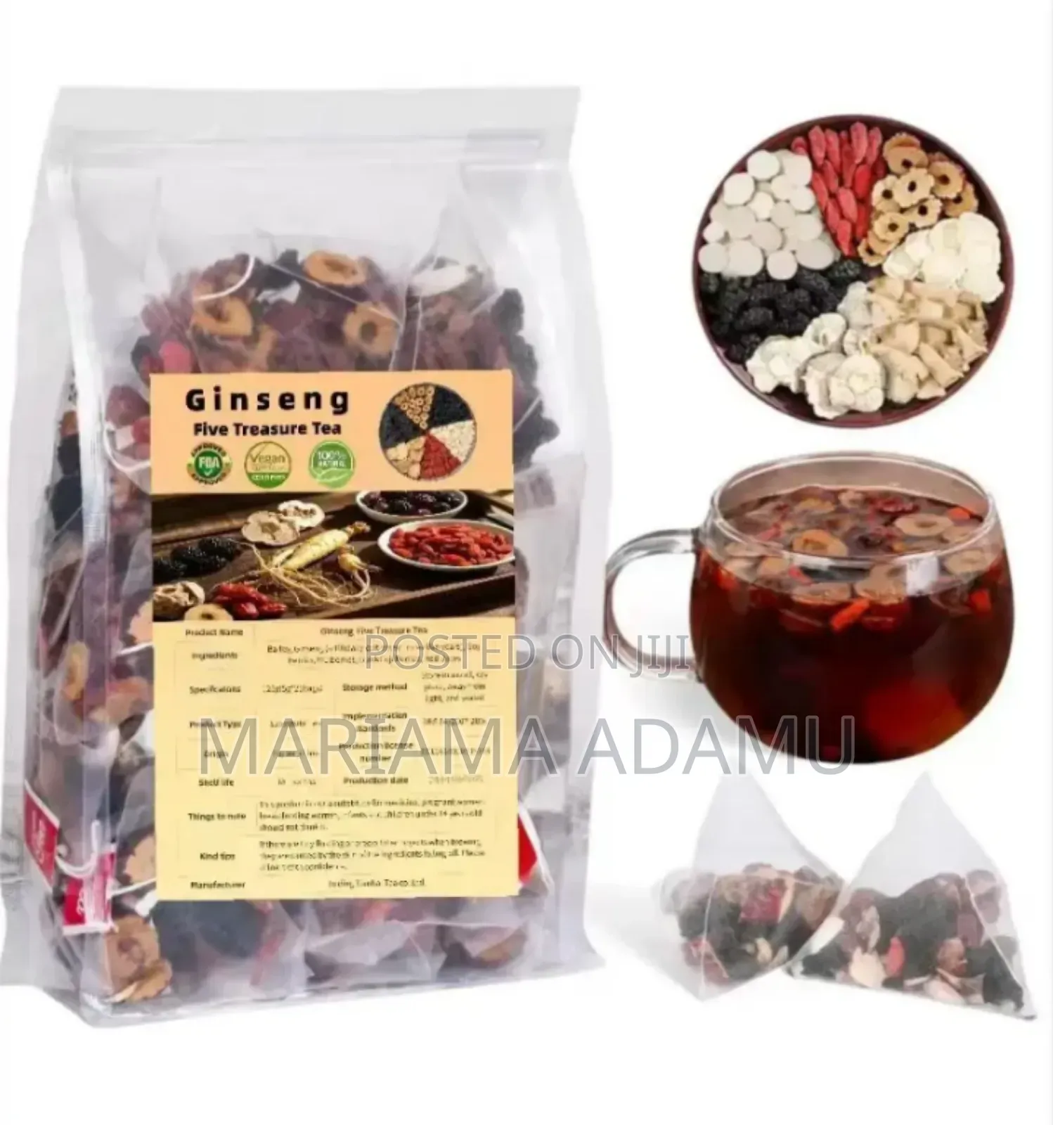 Ginseng Five Treasure Tea