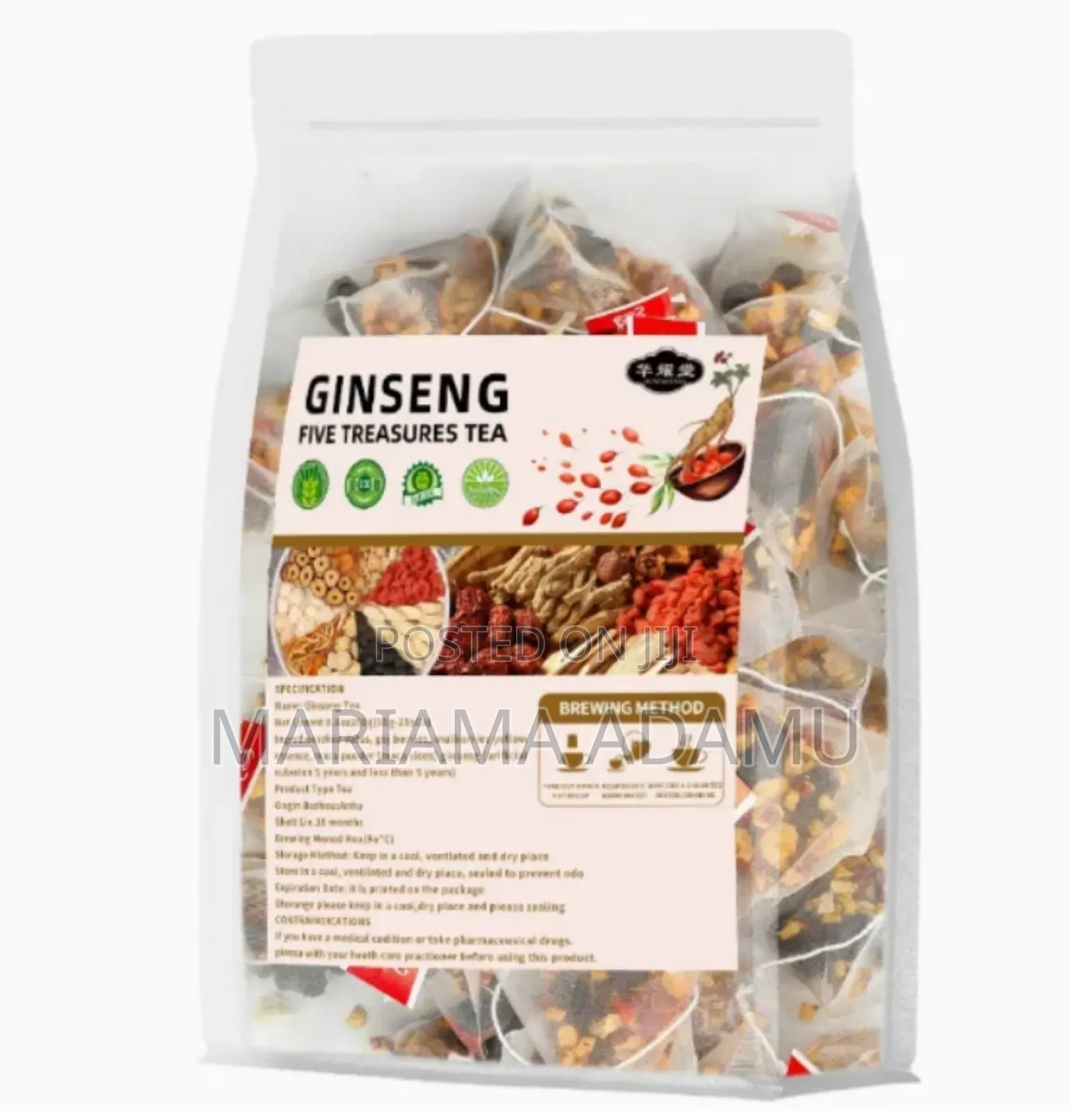 Ginseng Five Treasure Tea