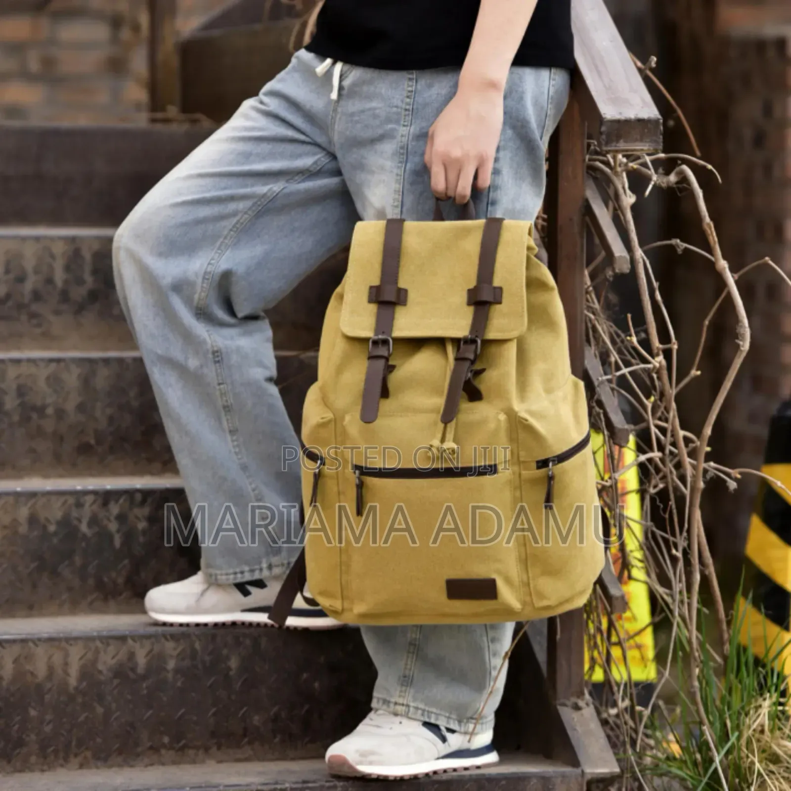 Khaki Backpack