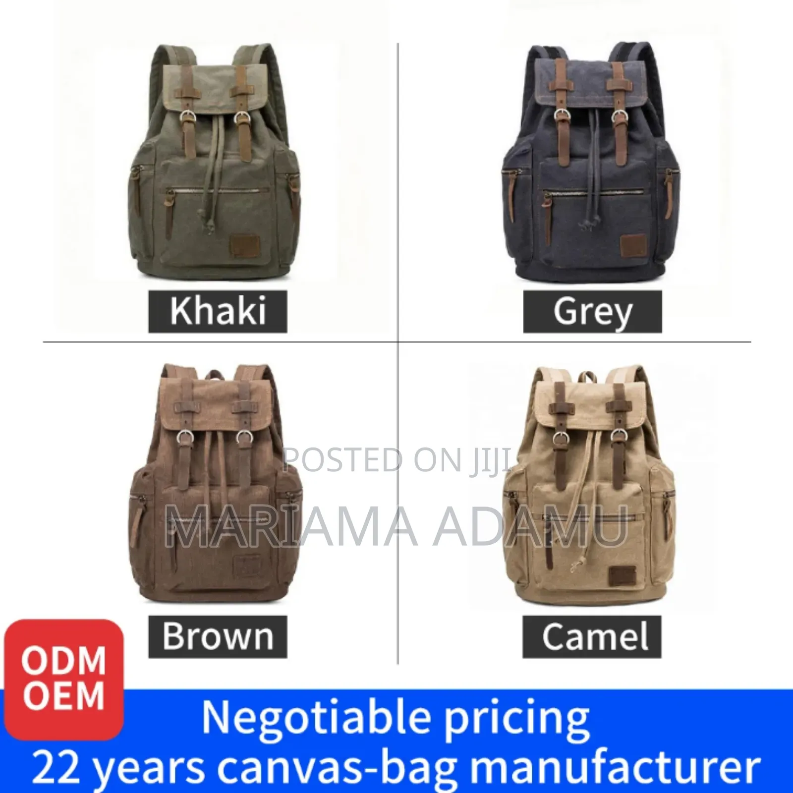 Khaki Backpack