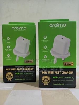 Oraimo Powercube 202 Uk Type 20w Compatible Charger Kit
