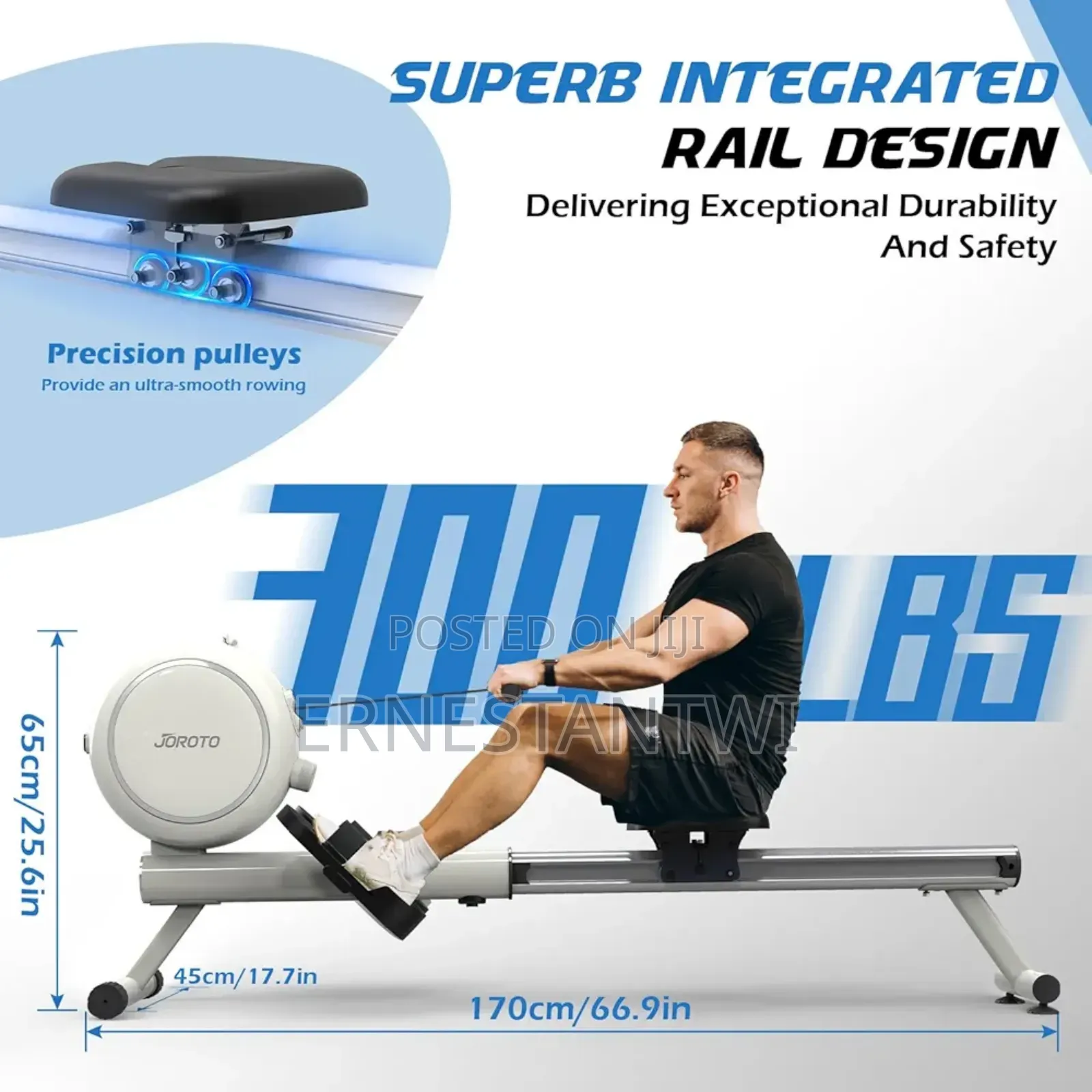 Foldable Magnetic Rowing Machine From Joroto, Uk