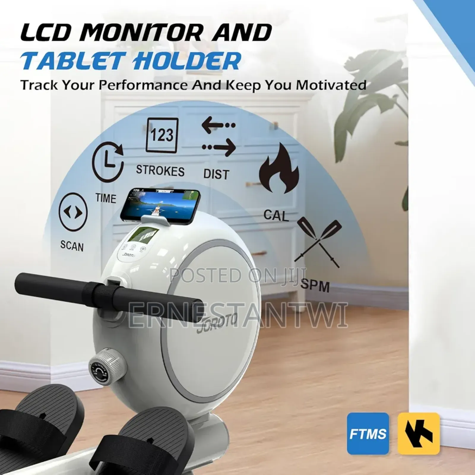Foldable Magnetic Rowing Machine From Joroto, Uk