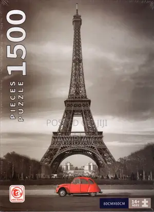 Eiffel Tower 1500 Piece Puzzle – Premium Jigsaw Puzzle