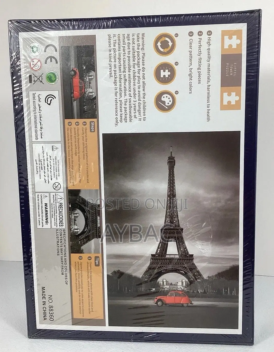 Eiffel Tower 1500 Piece Puzzle – Premium Jigsaw Puzzle