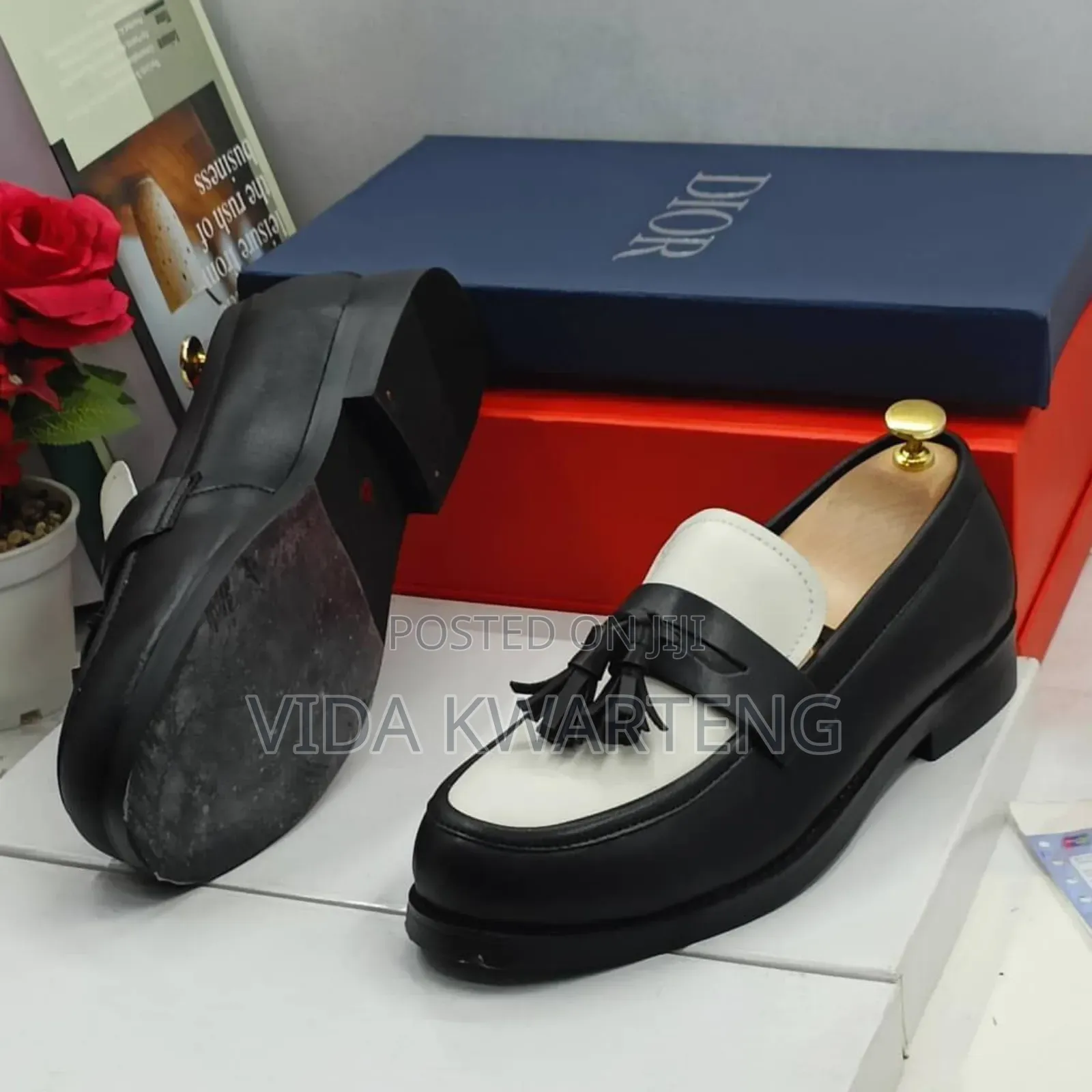 High Quality Dior Black and White Shoes