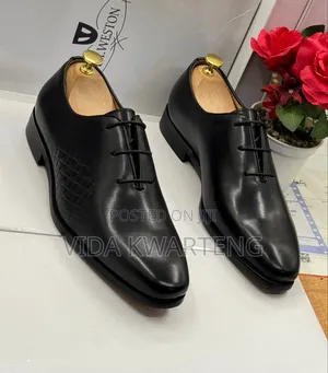 High Quality J.M Weston Black Lace Up Shoe