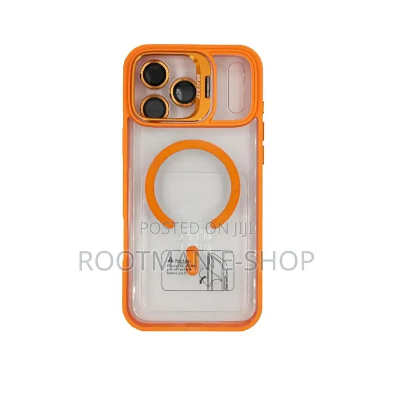 Self-Contained Stand Silicone Case Lens Cover for iPhone 17 Pro Max