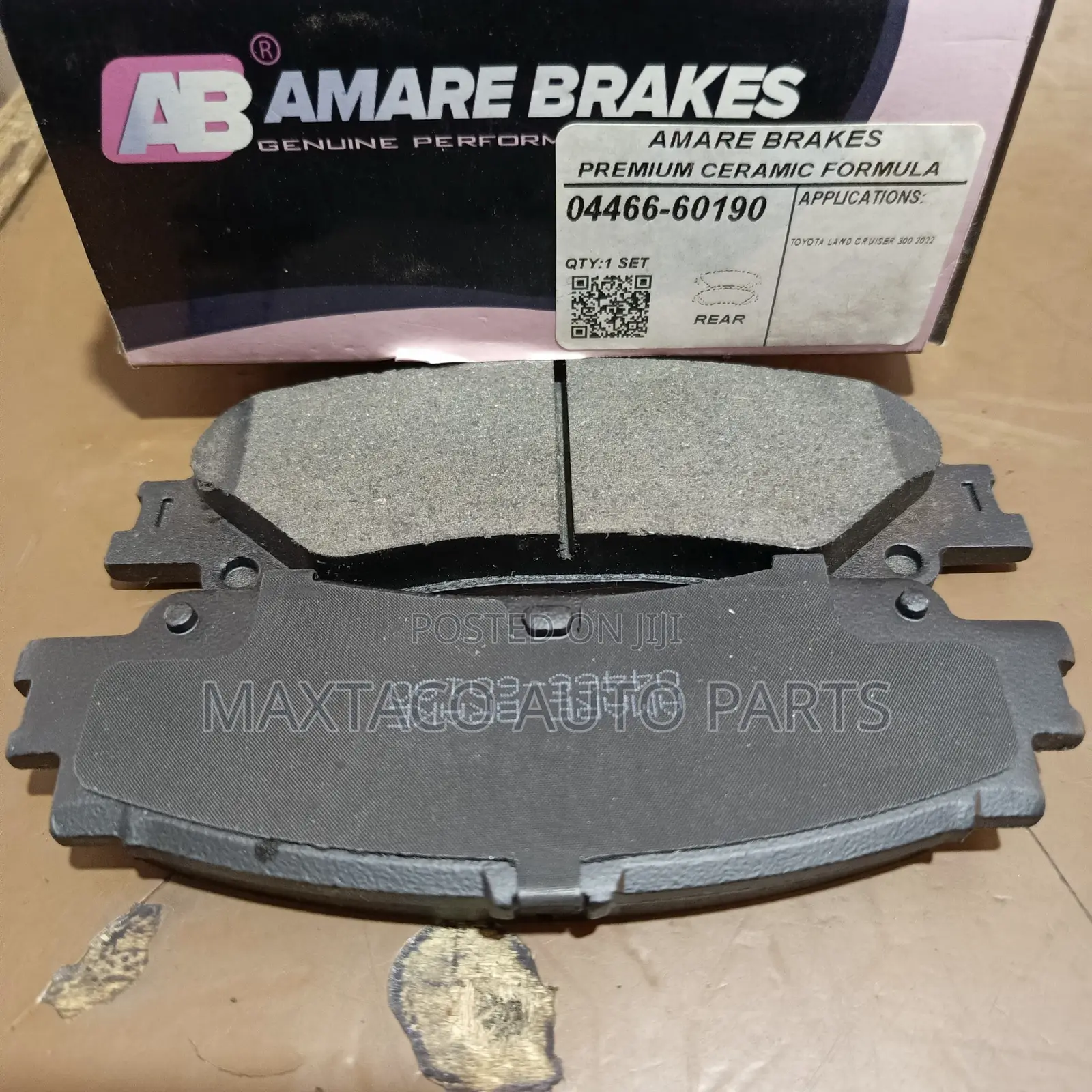 Amare 04466-60190 Premium Brake Pad for Toyota Land Cruiser 2024-2025