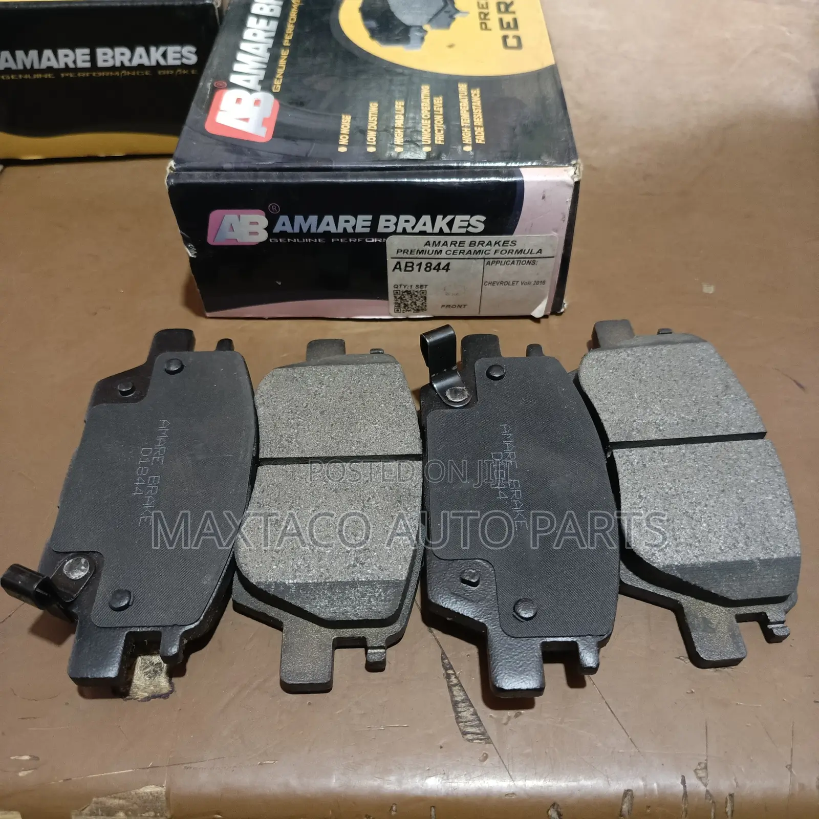 Amare Ab1844 Premium Brake Pad for Chevrolet Volt 2016