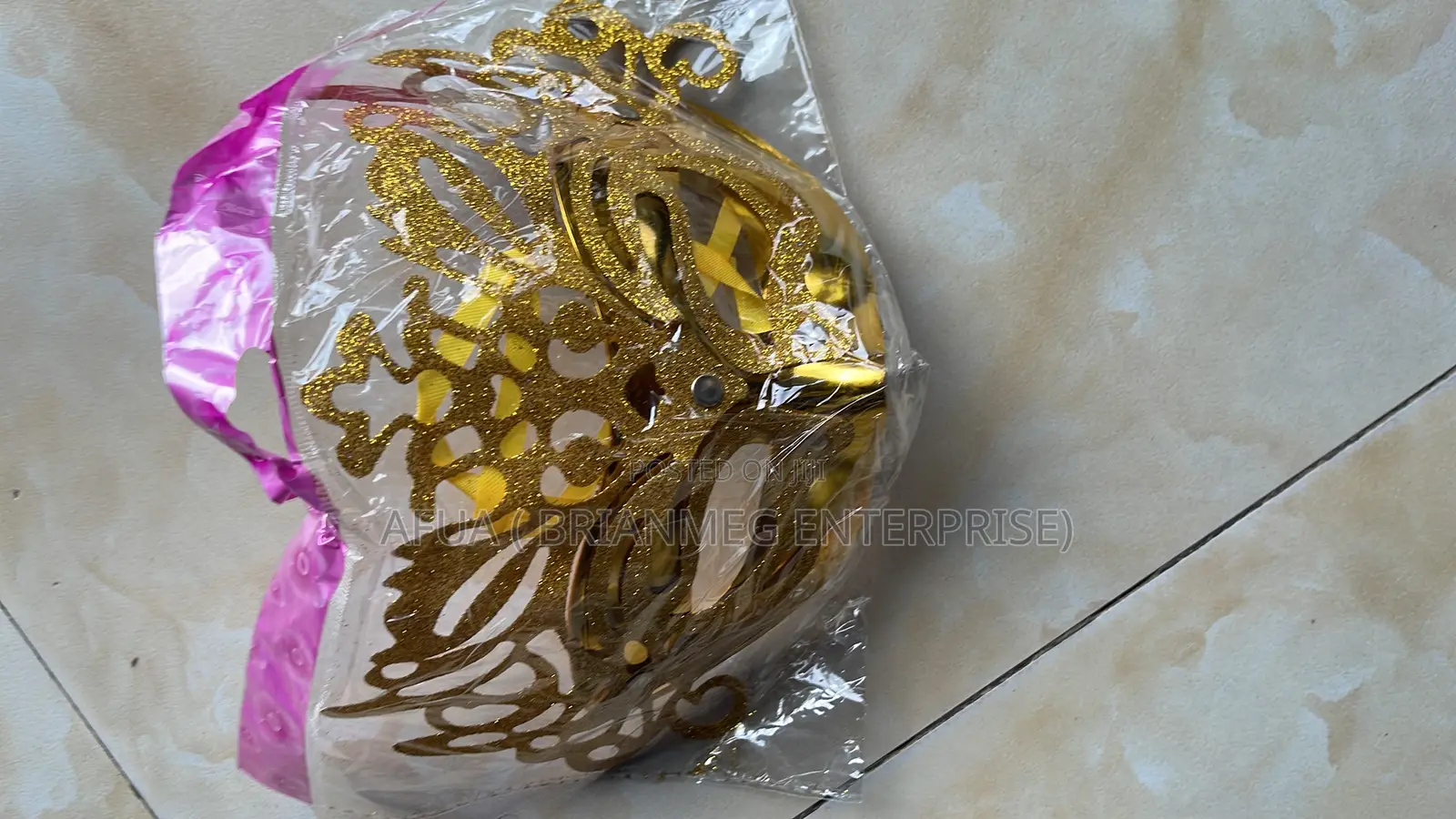 Masquerade Mask (Plastic/Fabric) Minimum Purchase 10pis