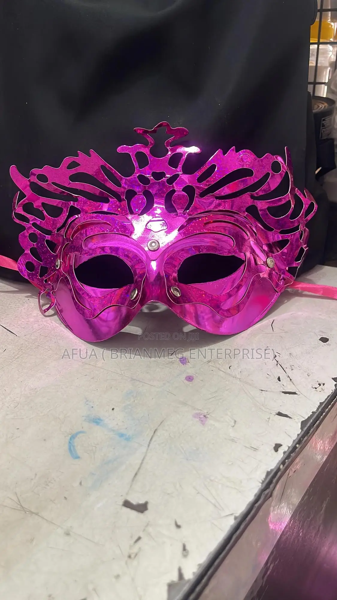 Masquerade Mask (Plastic/Fabric) Minimum Purchase 10pis