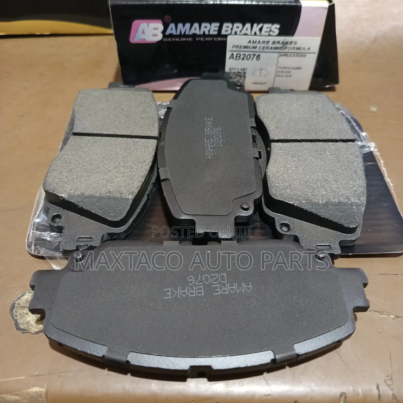 Amare Ab2076 Premium Brake Pad for Toyota Camry 2018-2024