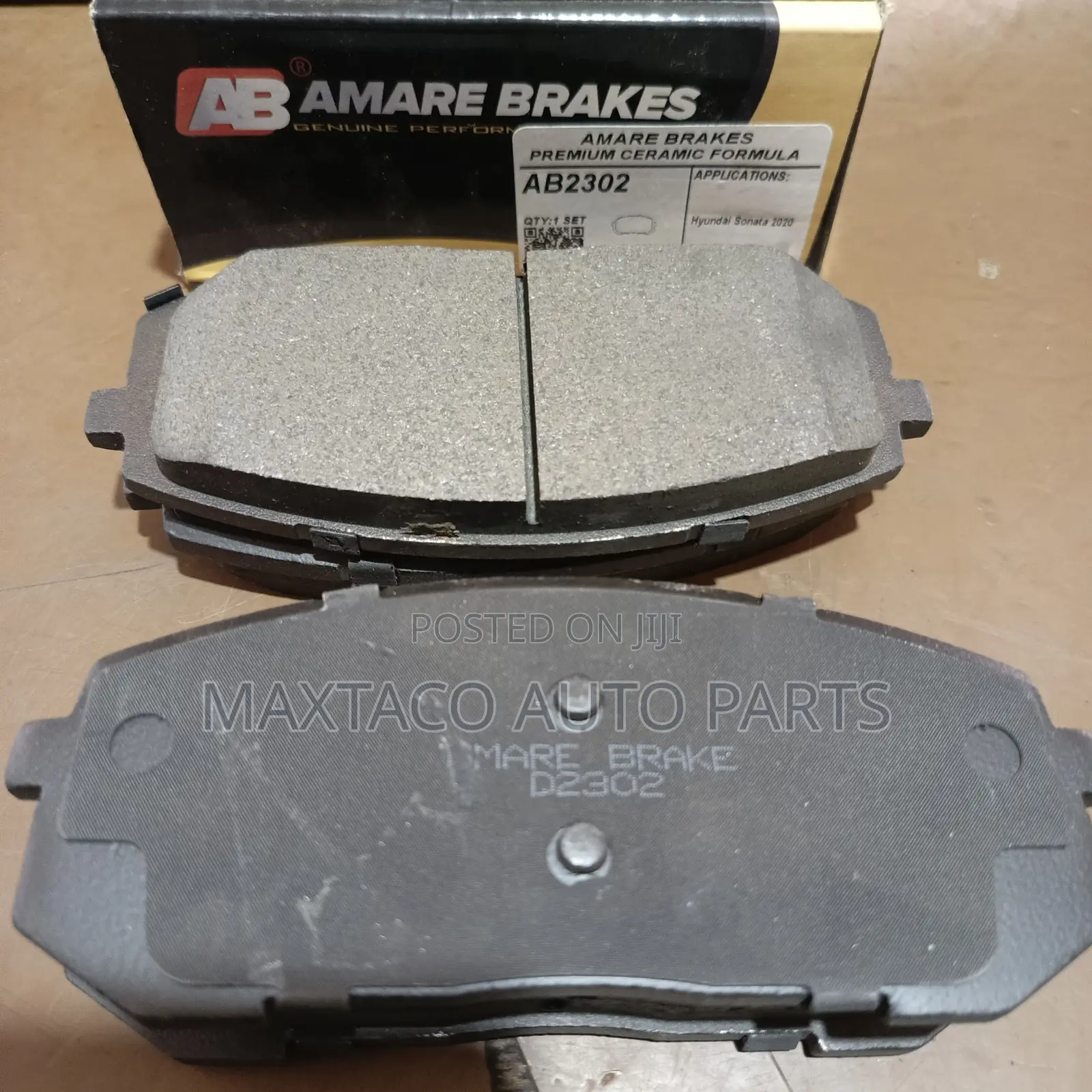 Amare Ab2303 Premium Ceramic Brake Pad Hyundai Sonata 2020-