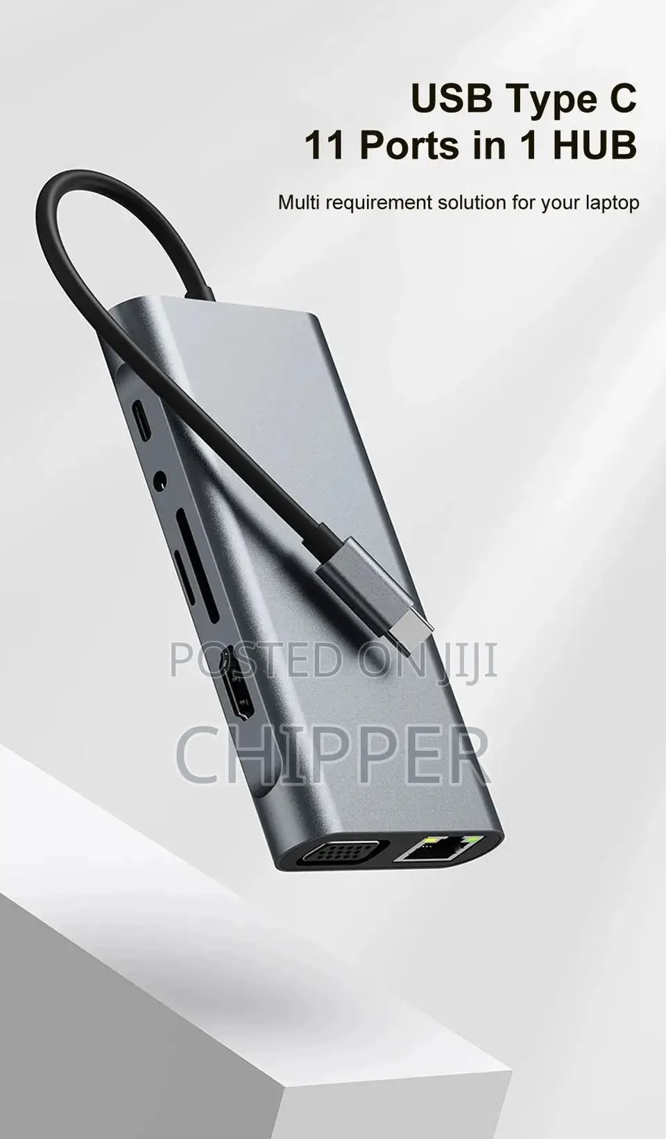 11 Ports Type C Adapter Hub / Docking Station