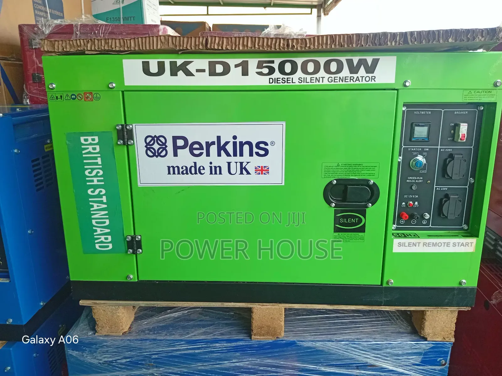 Perkins 15kva Silent Diesel Generator With Remote Start