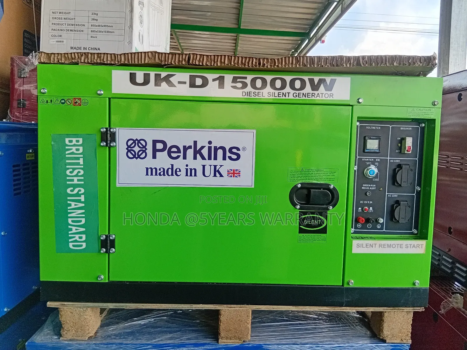 High Output 15kva Perkins Diesel Generator 
