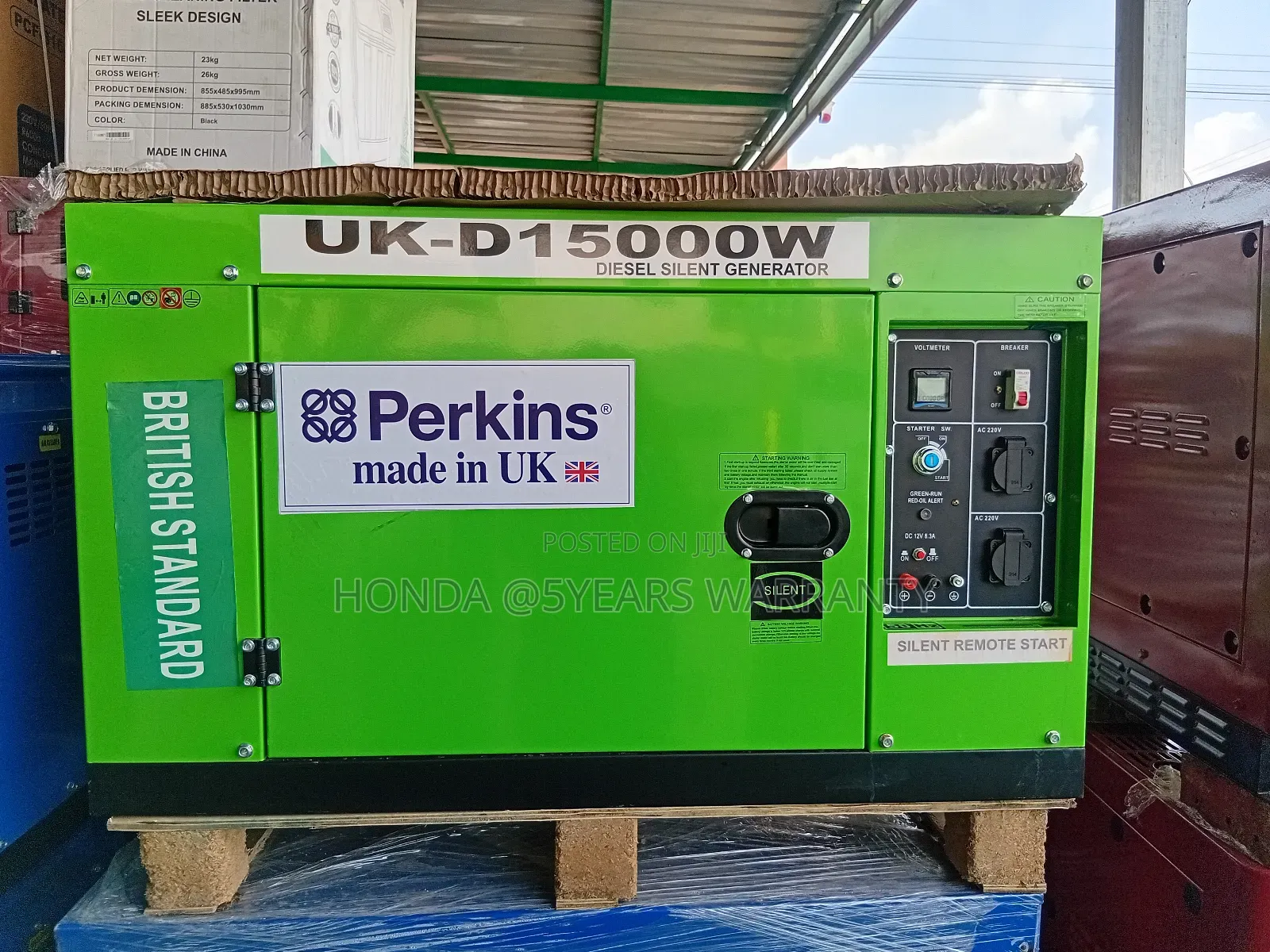 Stable Power 15kva Diesel Generator – Perkins Engine.