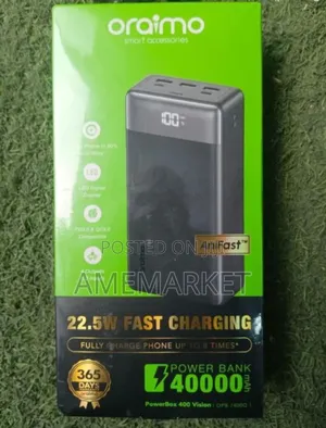 Oraimo Powerbox 400 Vision 40000mah 22.5w Power Bank
