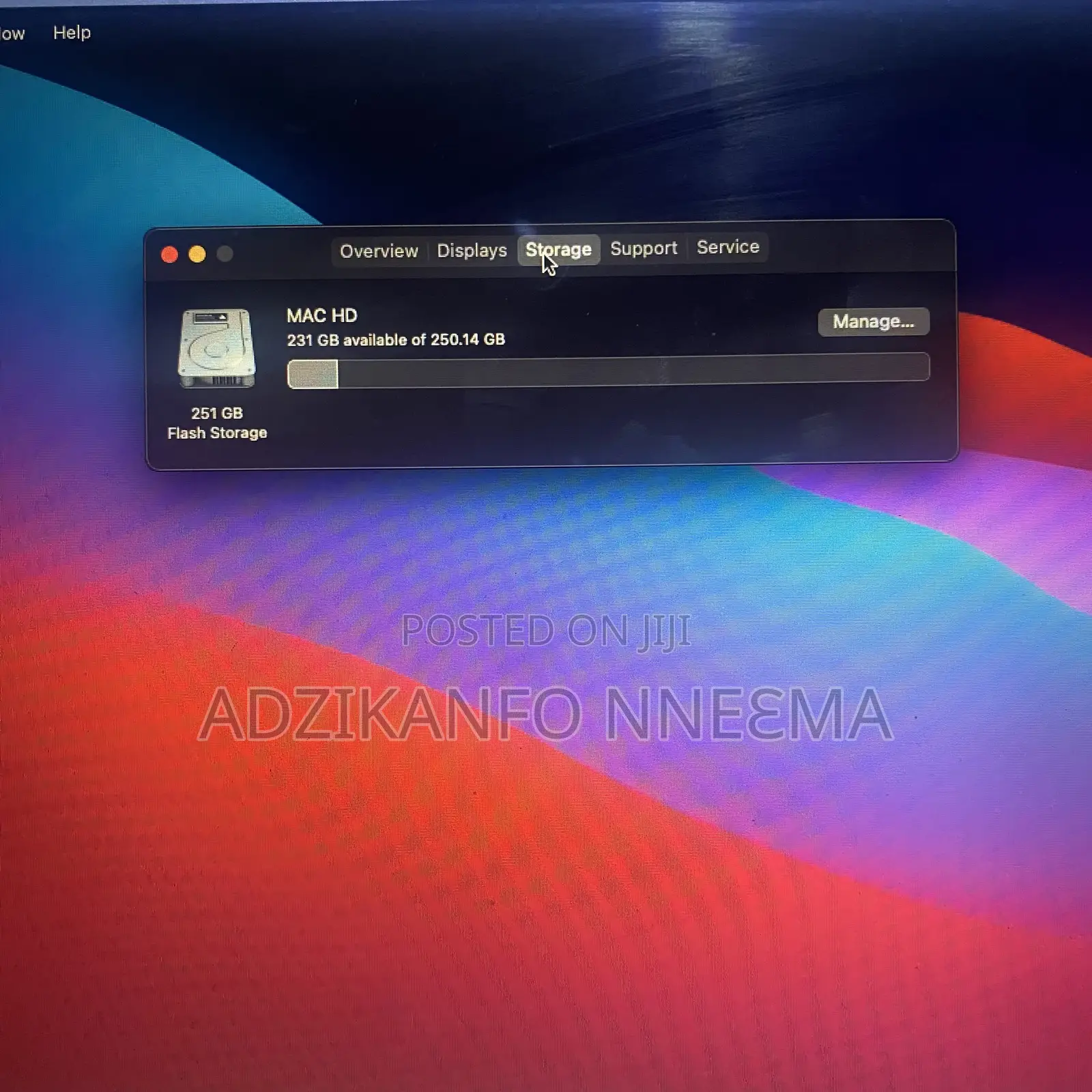 Laptop Apple MacBook Air 2015 8GB Intel Core I5 SSD 250GB