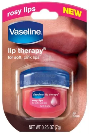 Vaseline Lip Therapy Rosy Lips – 7g Mini Balm for Soft, Pink Lips