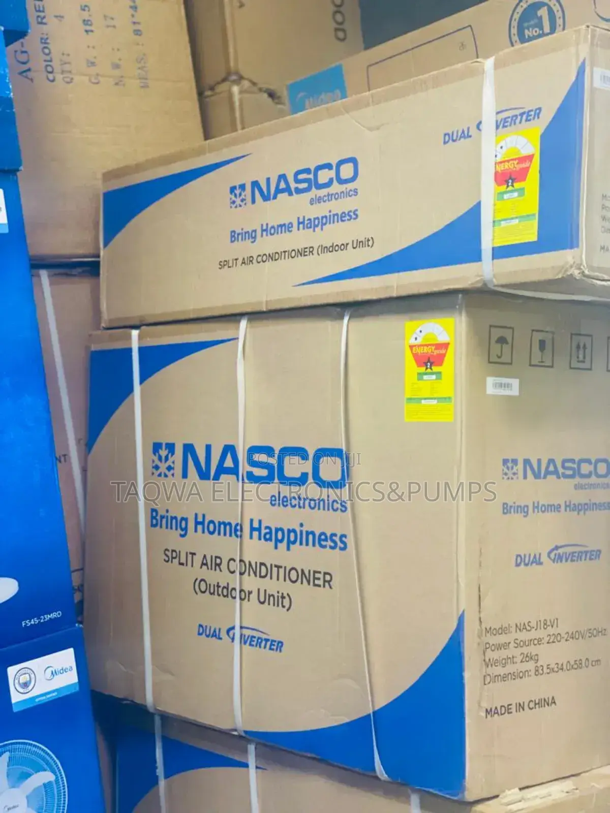 Nas-J18v1 Nasco Dual Inverter 2.0hp Air Conditioner