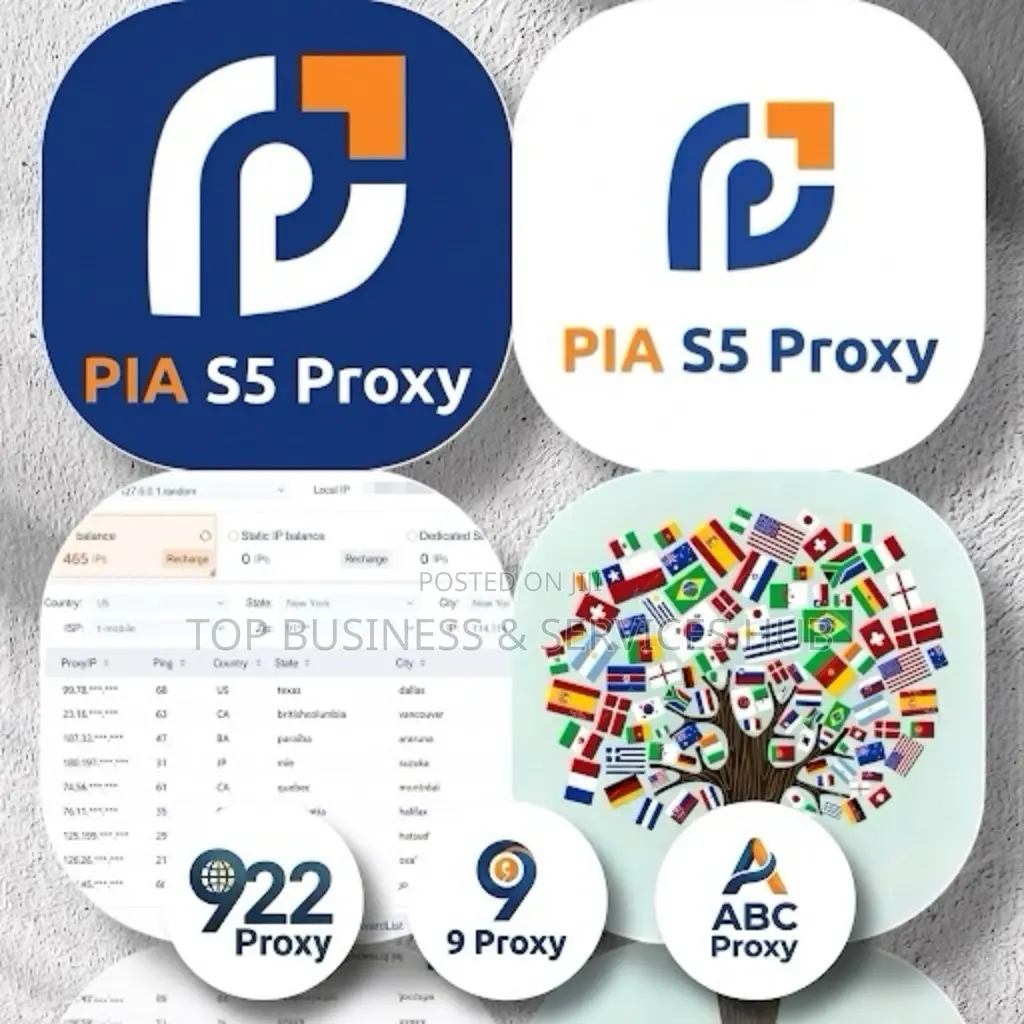Proxy Proxes, Pia , 922, 9proxy. Socks 5(Reliable Proxies for Devices)