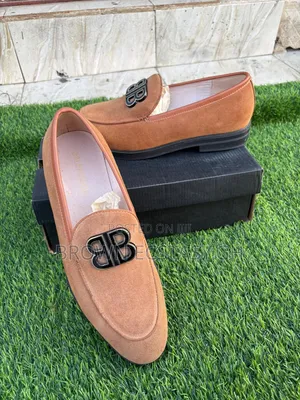 Balenciaga Suede Leather Loafers
