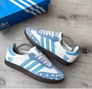 CDG X Adidas Samba White/Blue Available