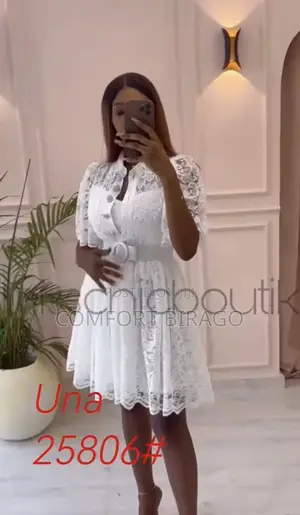 Beautiful Lace White Dress Available