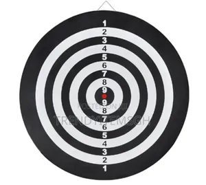 17 Inches Double Side Dartboard With 6 Pins