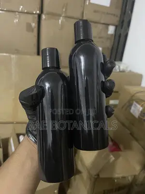 250ml Black Bottle With Press Lid