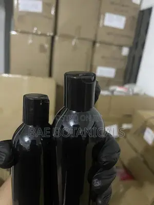 250ml Black Bottle With Press Lid