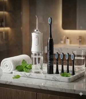 Powerful Water Flosser Plus a Free Electric Toothbrush!