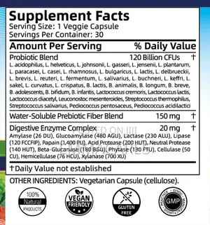 120 Billion Cfu Probiotics