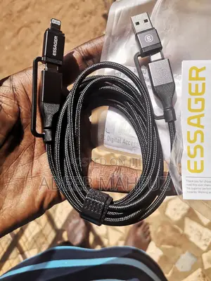 100w Laptop and Phone Charger Cable 4in1