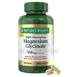 Nature’S Bounty High Absorption Magnesium Glycinate 240 Mg - 120 Caps