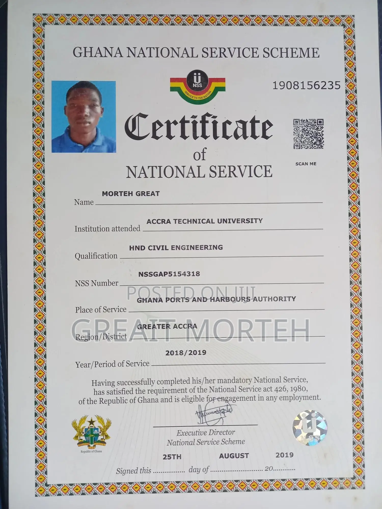 Construction Supervision CV