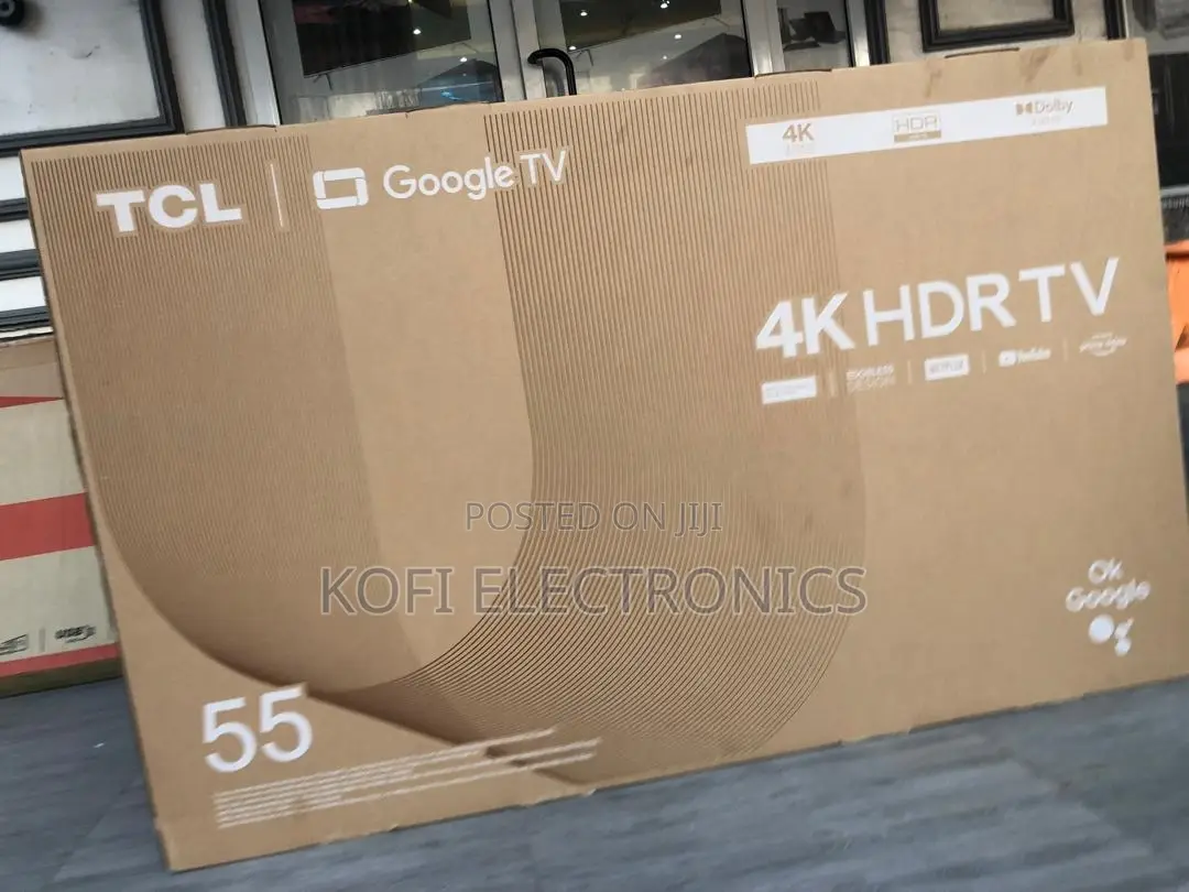 TCL 55” HDR Google Tv Ultra Hd Smart Television
