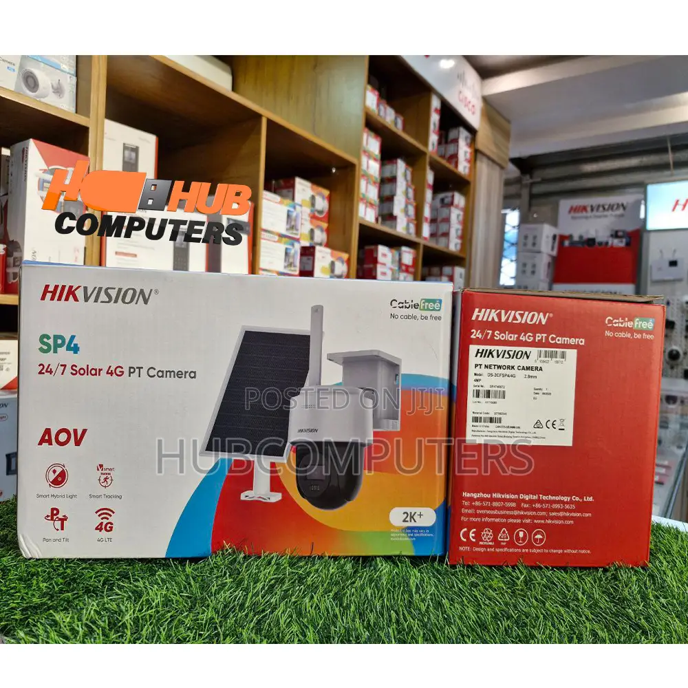 Hikvision Sp4 (Ds-2cfsp4/4g) 4mp 24/7 Solar 4g Pt Camera
